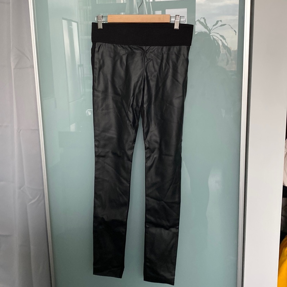 Club Monaco Leather Leggings - brand new with tags